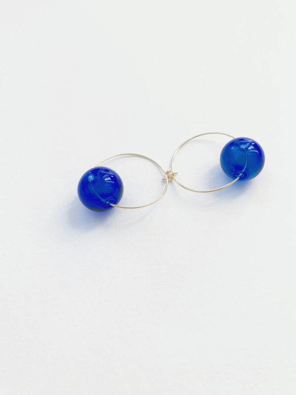 Boucles d'Oreilles CRÉOLES VERRE – Image 5