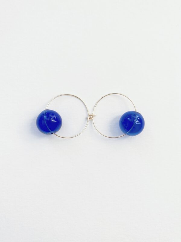Boucles d'Oreilles CRÉOLES VERRE – Image 7